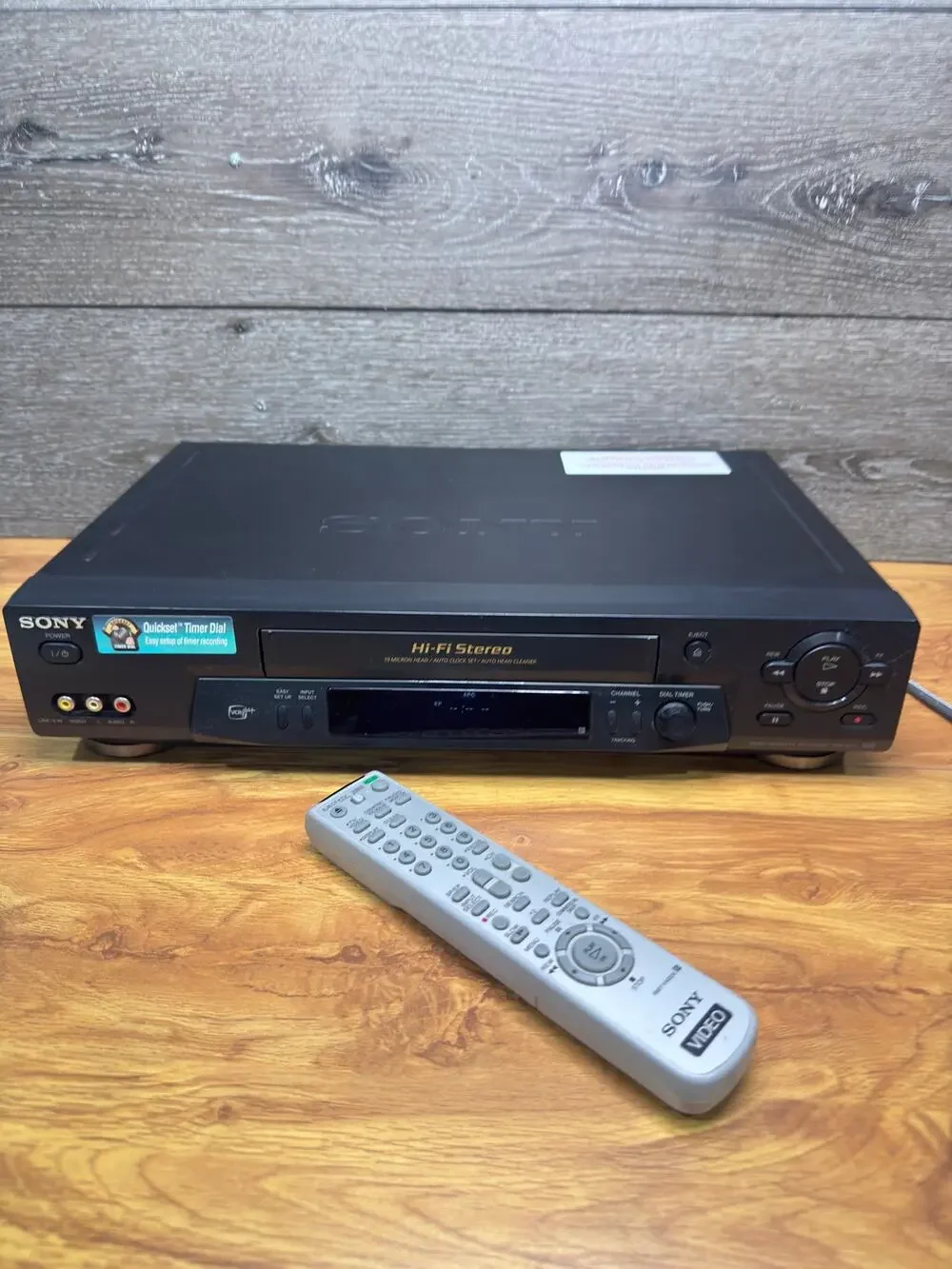 Sony SLV-N71 VCR 4 Head HiFi Stereo VHS Player Recorder With Remote ~Tested
